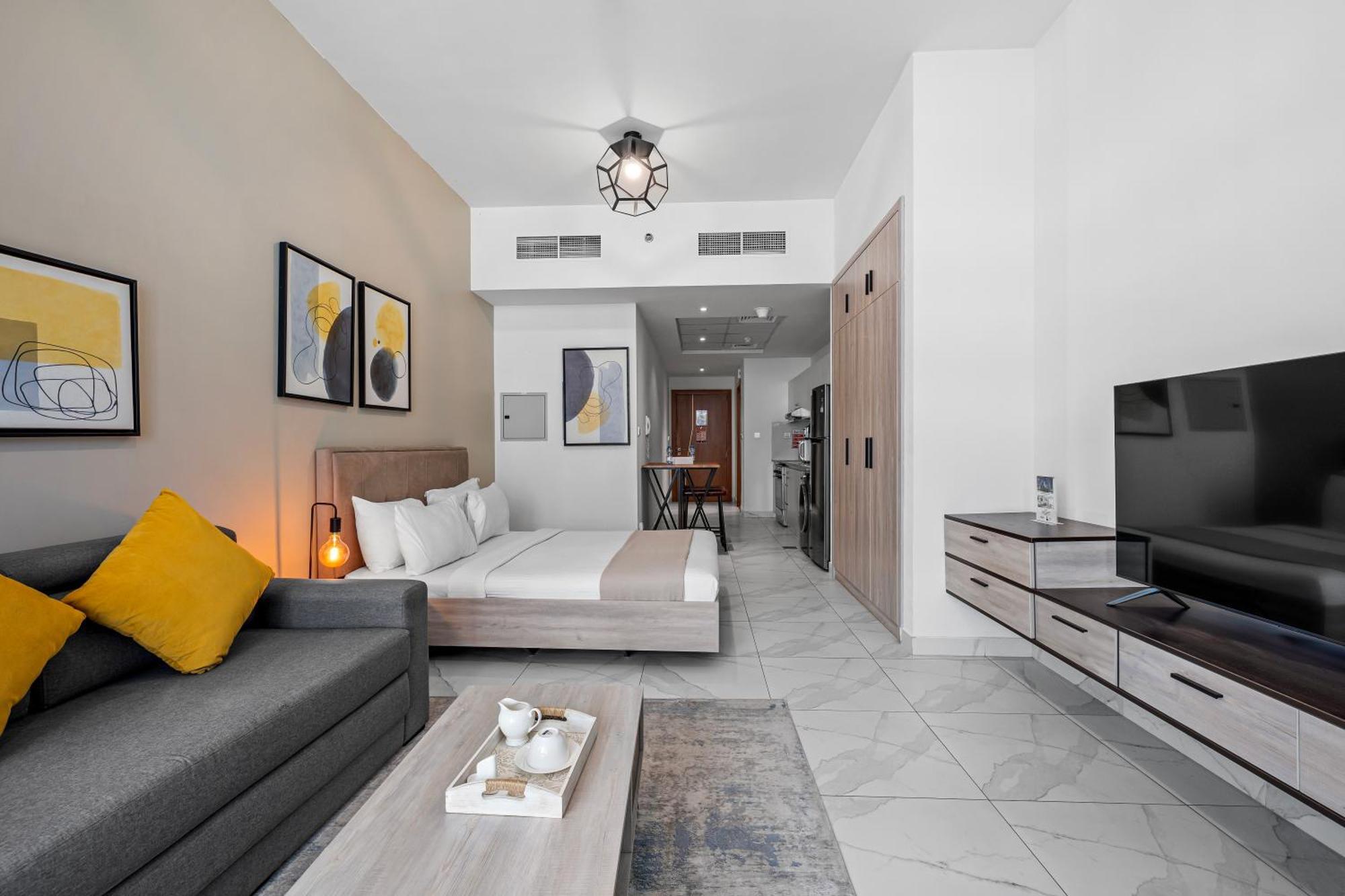 Unlock Waters Edge Apartment Dubai Bagian luar foto